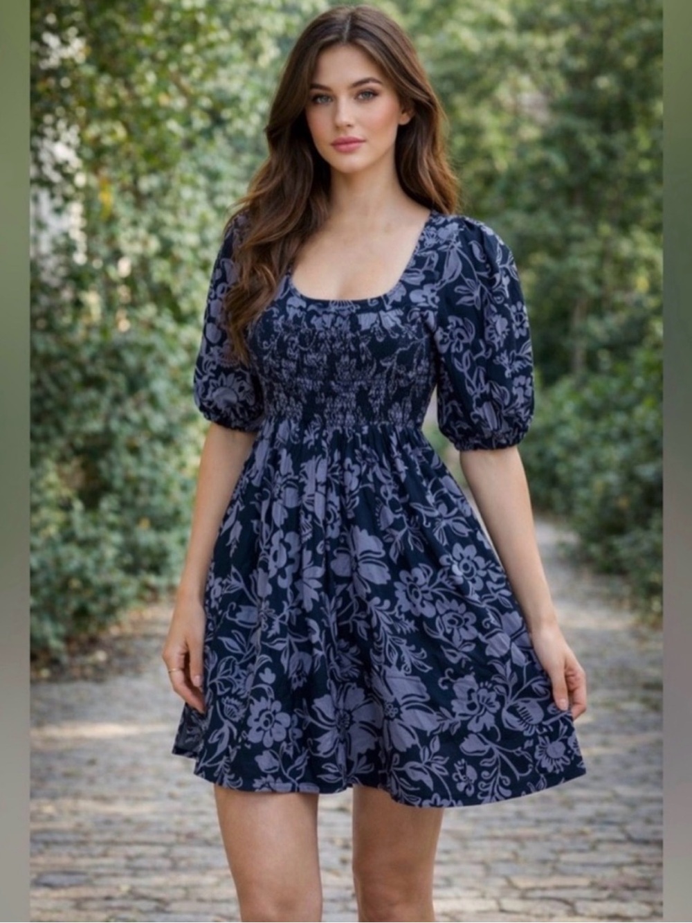 Free People Navy Dress